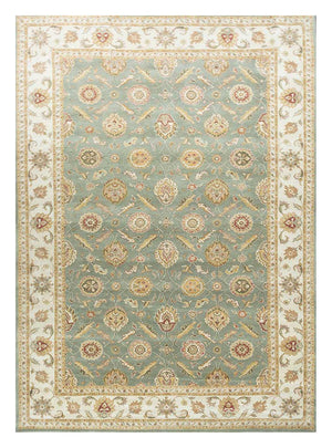 Wollen tapijt - 540 x 360 cm - kalkgroen