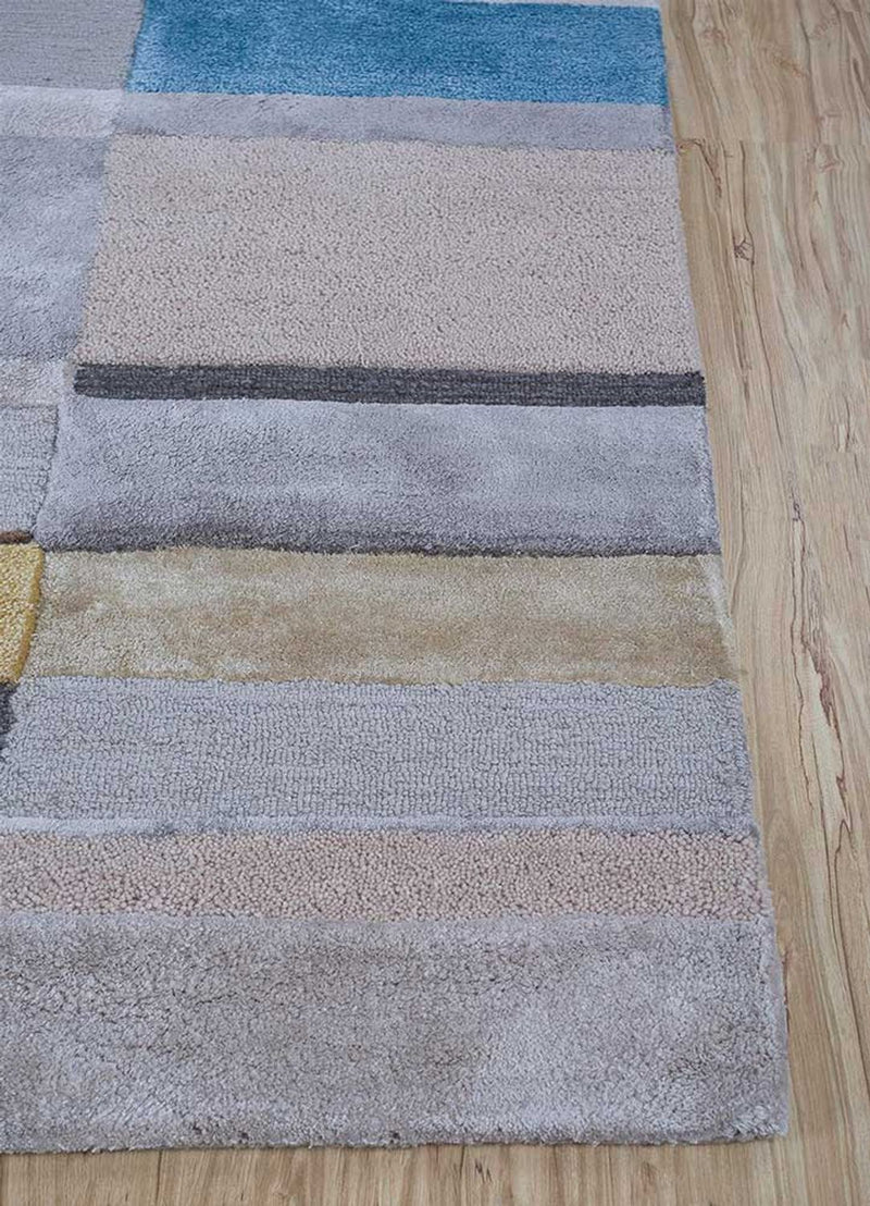 Wollen tapijt - 270 x 180 cm - zilver