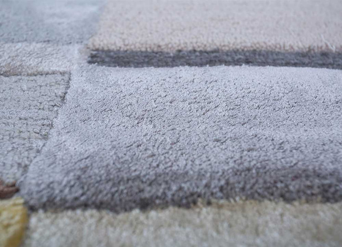 Wollen tapijt - 270 x 180 cm - zilver