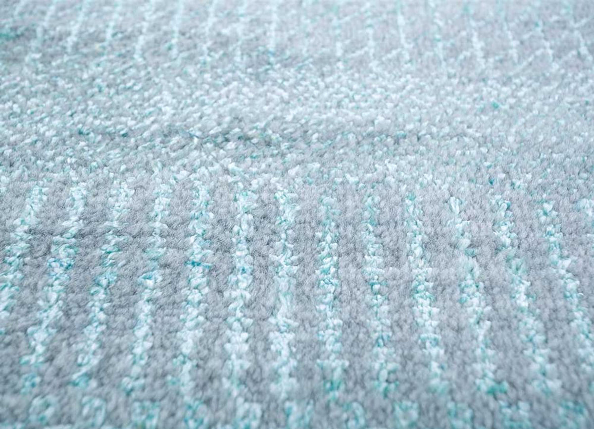 Wollen tapijt - 300 x 240 cm - lichtblauw