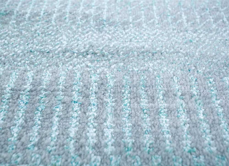 Wollen tapijt - 300 x 240 cm - lichtblauw