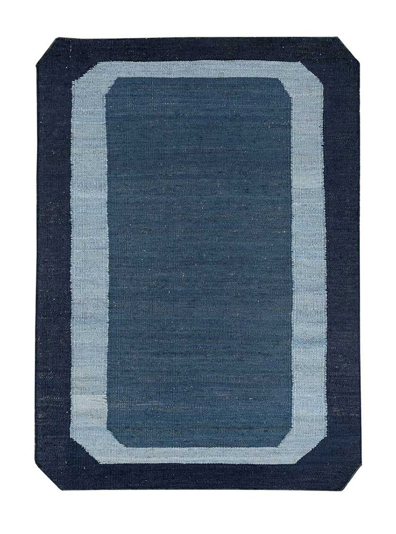 Sisal tapijt speciale vorm  - 270 x 180 cm - blauw