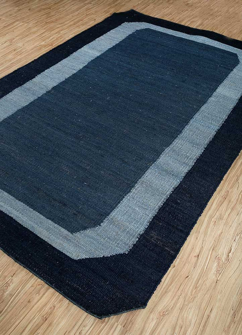 Sisal tapijt speciale vorm  - 270 x 180 cm - blauw