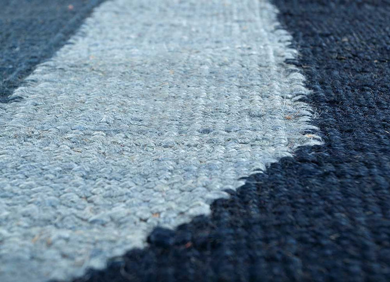 Sisal tapijt speciale vorm  - 270 x 180 cm - blauw