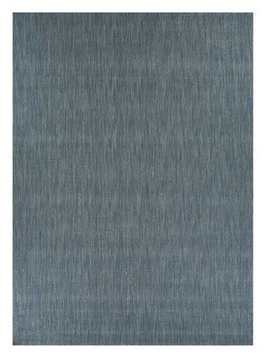 Wollen tapijt - 300 x 240 cm - zee blauw