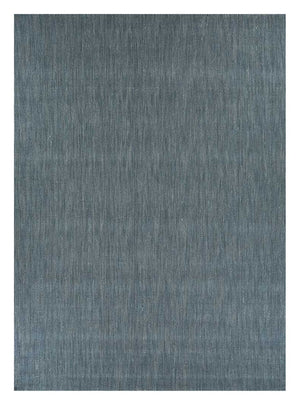 Wollen tapijt - 300 x 240 cm - zee blauw