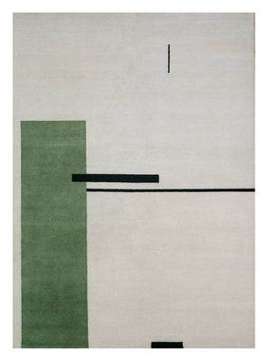 Wollen tapijt - 270 x 180 cm - lichtgrijs