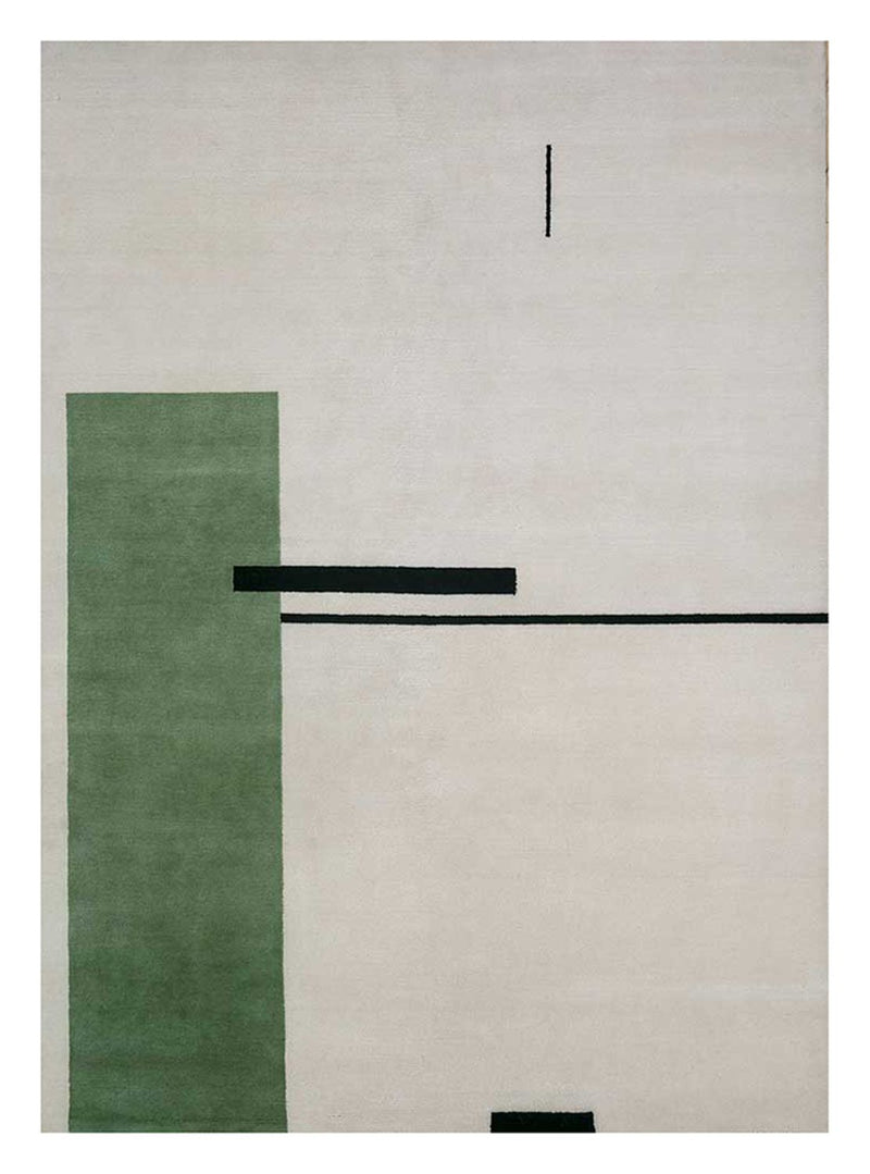 Wollen tapijt - 270 x 180 cm - lichtgrijs