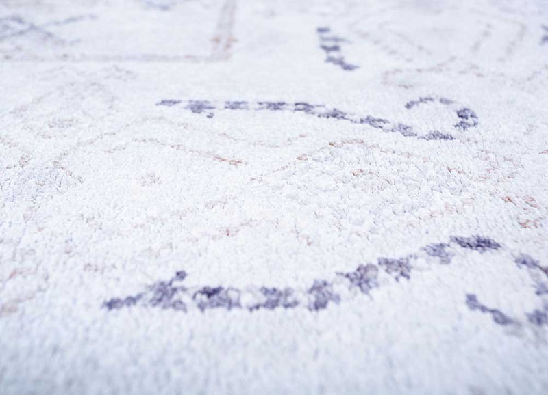 Vintage tapijt - 300 x 240 cm - paars