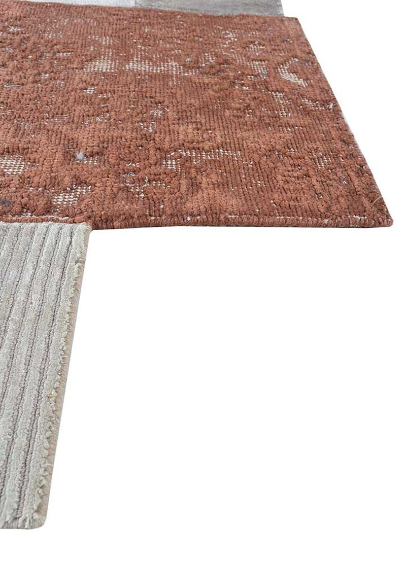 Wollen tapijt speciale vorm  - 180 x 150 cm - crème