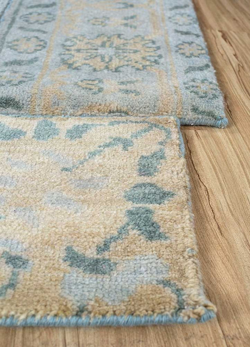 Wollen tapijt speciale vorm  - 180 x 120 cm - veelkleurig