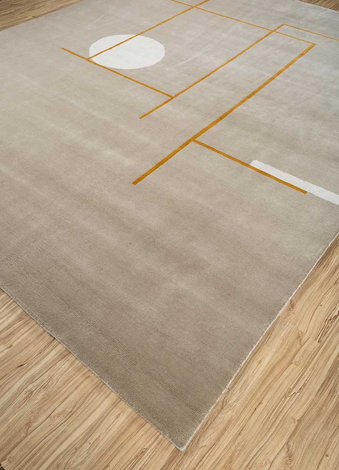 Wollen tapijt - 300 x 240 cm - donker beige