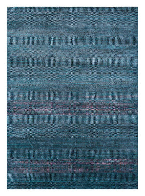 Wollen tapijt - 270 x 180 cm - donkerblauw