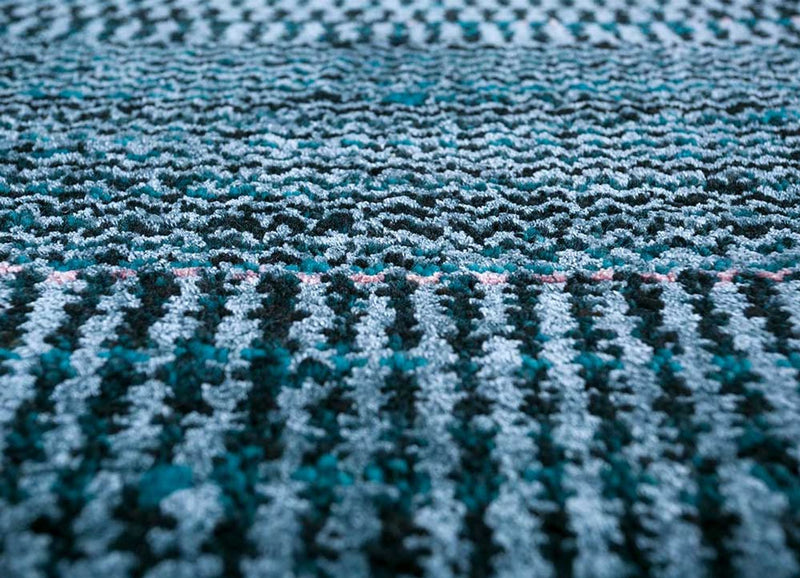 Wollen tapijt - 270 x 180 cm - donkerblauw