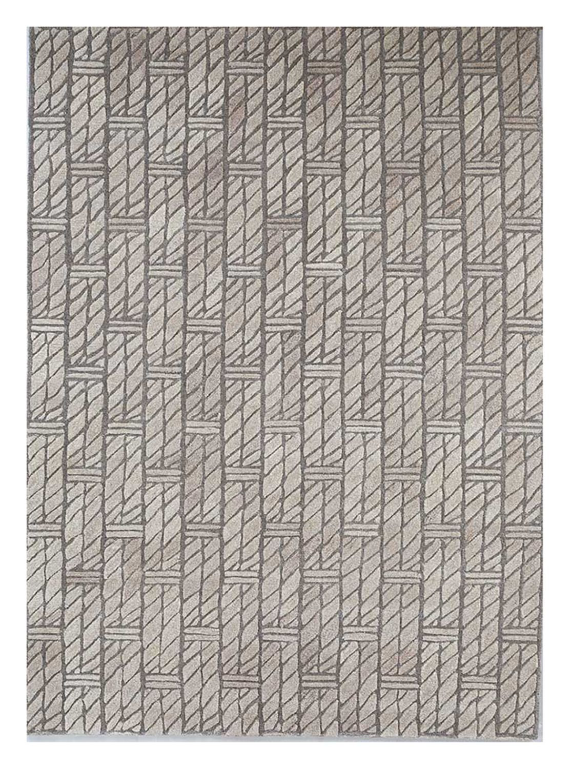 Wollen tapijt - 240 x 150 cm - donker beige