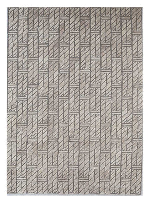 Wollen tapijt - 240 x 150 cm - donker beige