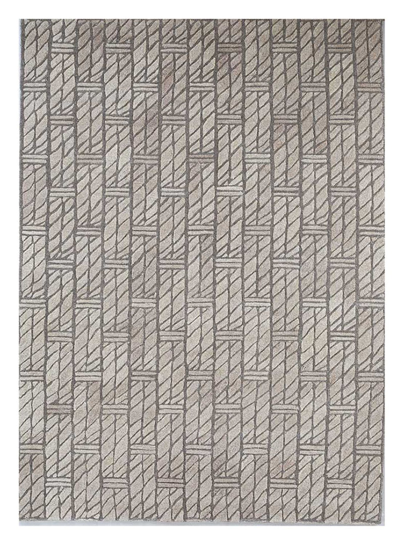 Wollen tapijt - 240 x 150 cm - donker beige