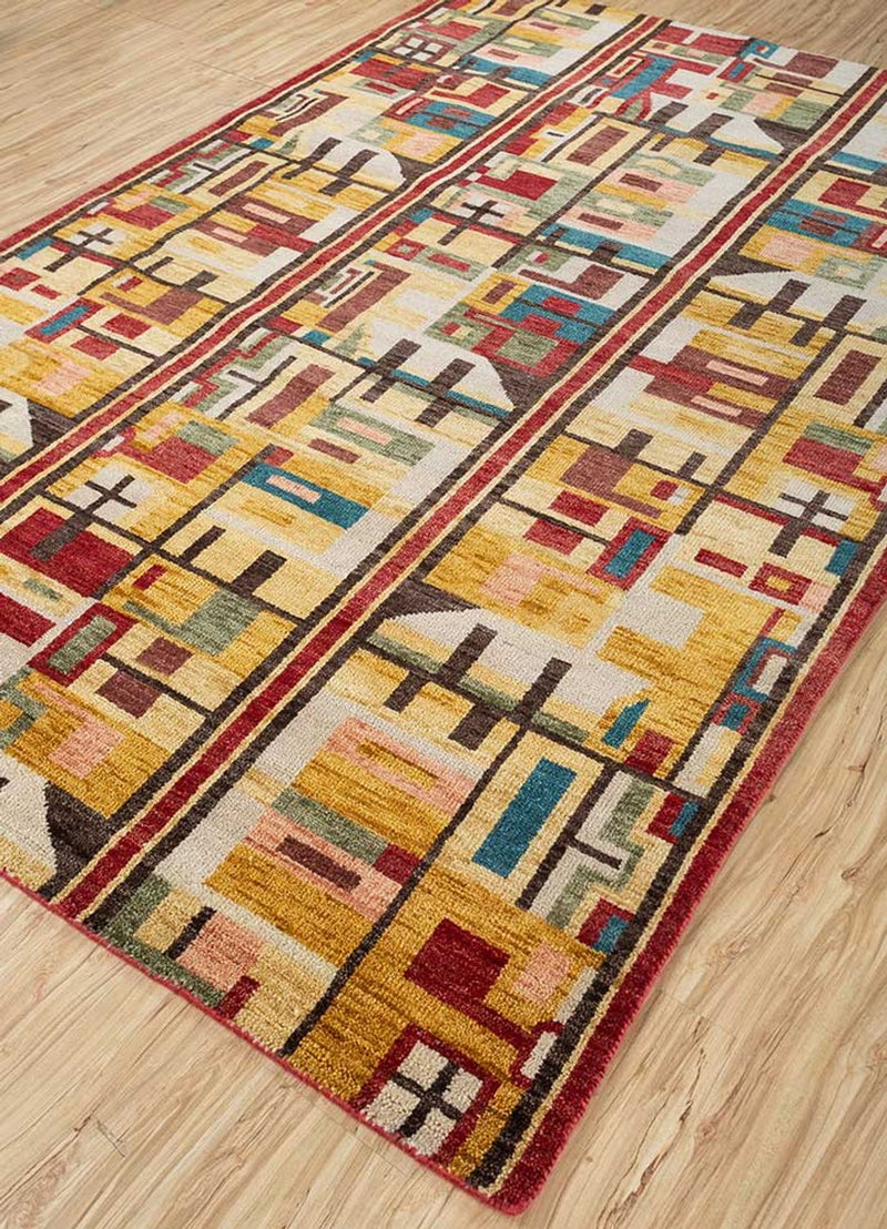 Wollen tapijt - 270 x 180 cm - oranje