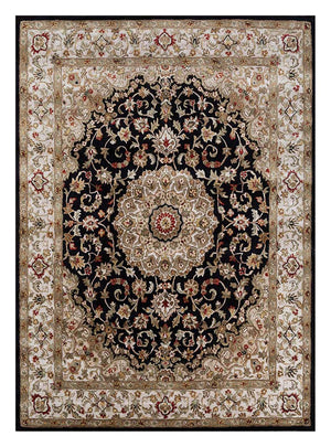 Wollen tapijt - 300 x 240 cm - donkerblauw