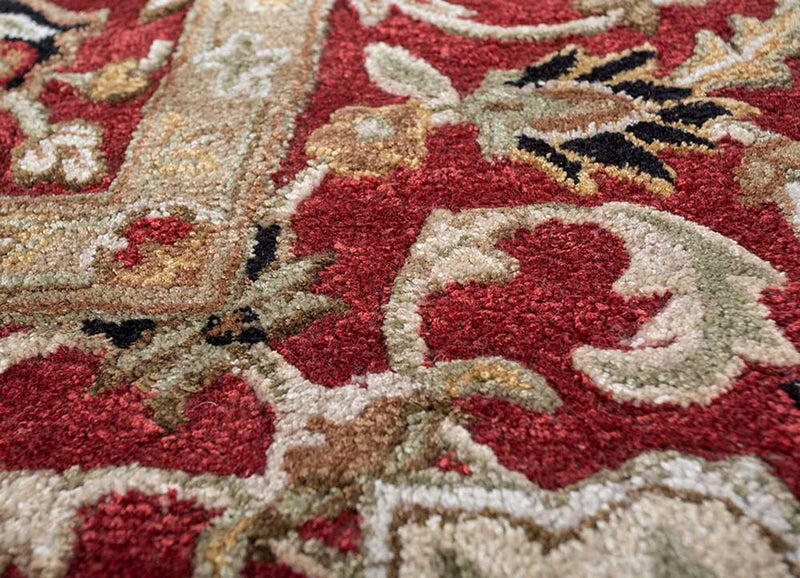 Wollen tapijt - 300 x 240 cm - rood