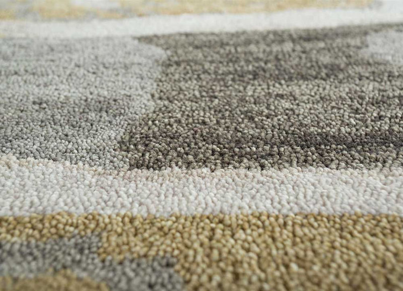 Wollen tapijt - 270 x 180 cm - goud