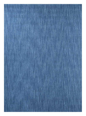 Wollen tapijt - 300 x 240 cm - blauw