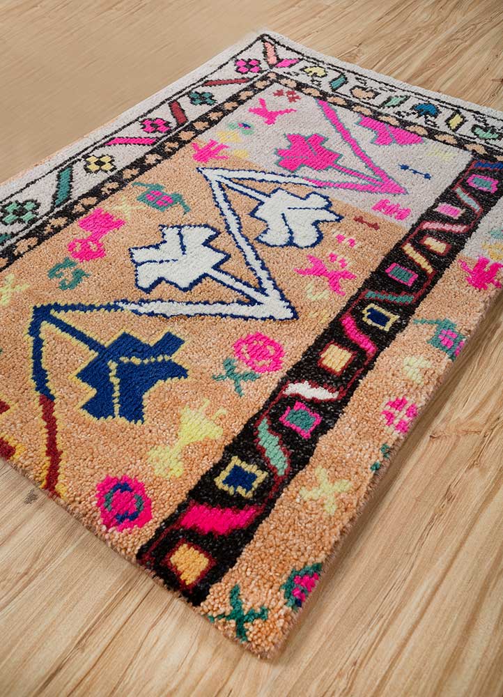 Wollen tapijt 90x60cm - Wollen tapijt