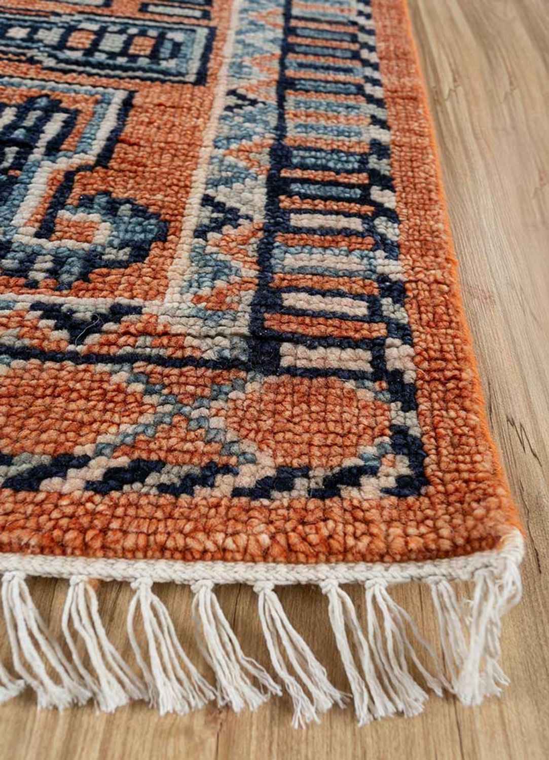 Wollen tapijt - 300 x 240 cm - licht rood