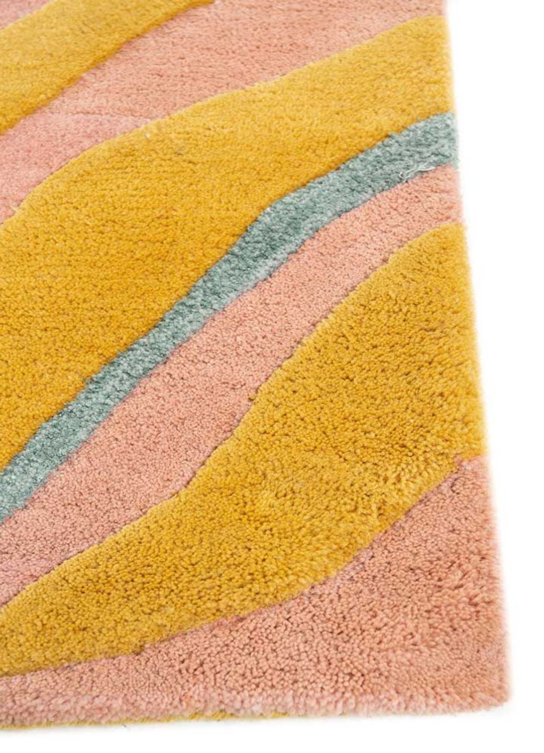 Wollen tapijt - 270 x 180 cm - goud