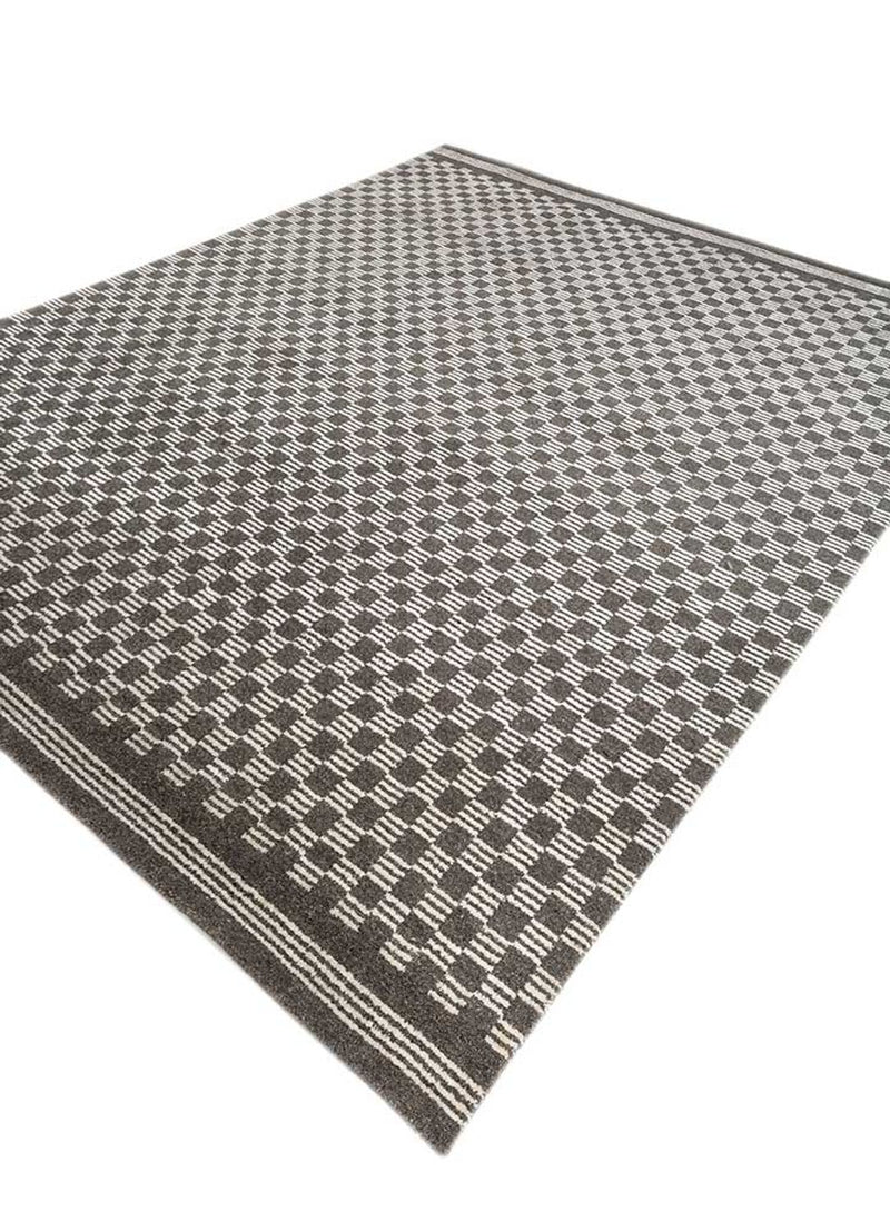 Tapijt - 300 x 240 cm - zwart en wit