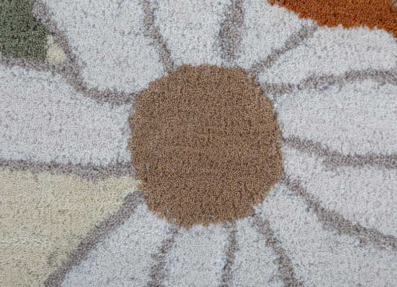 Wollen tapijt speciale vorm  - 270 x 180 cm - veelkleurig