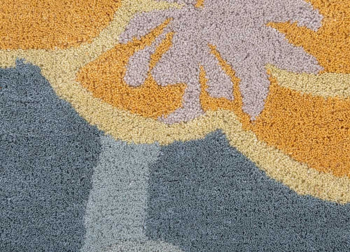 Wollen tapijt speciale vorm  - 270 x 180 cm - veelkleurig