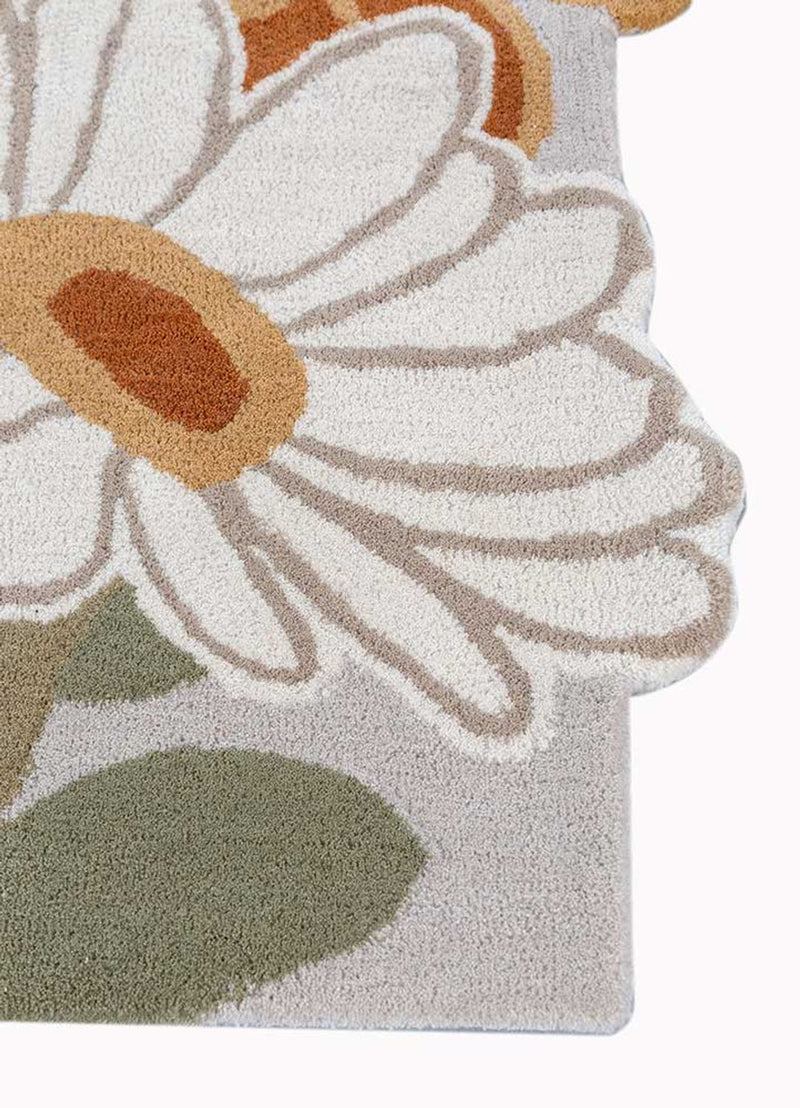 Wollen tapijt speciale vorm  - 270 x 180 cm - veelkleurig