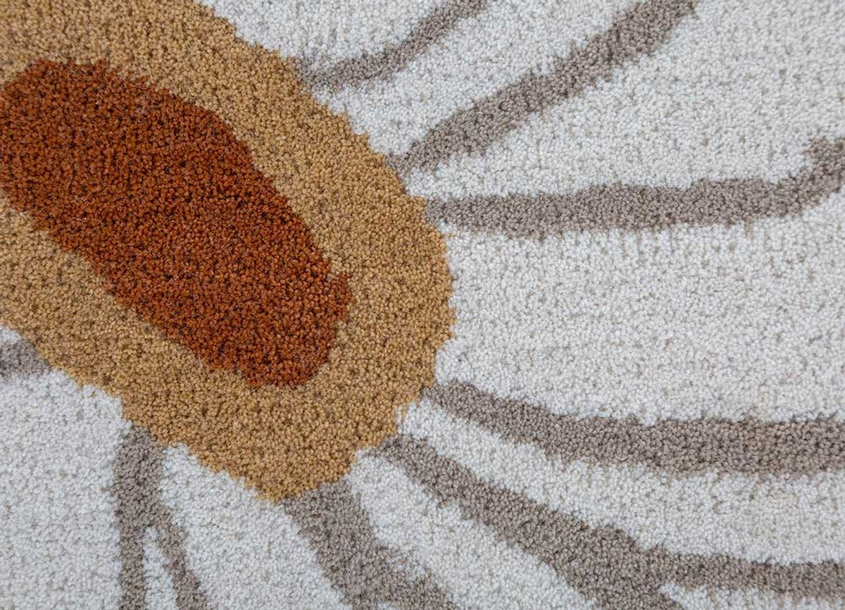 Wollen tapijt speciale vorm  - 270 x 180 cm - veelkleurig