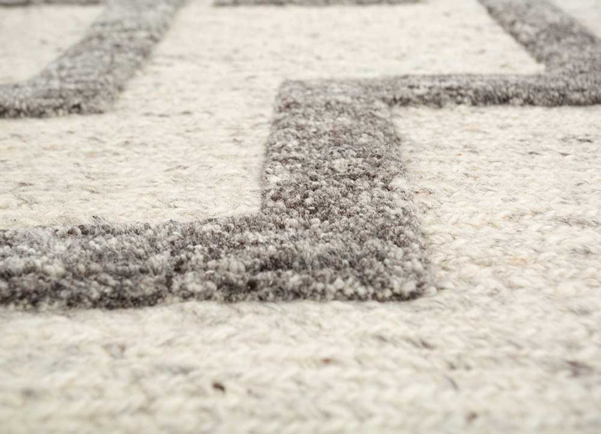 Wollen tapijt - 300 x 240 cm - bruin