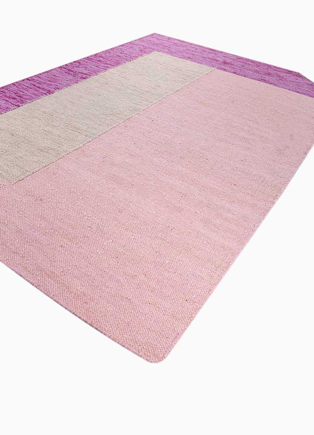 Wollen tapijt speciale vorm  - 270 x 180 cm - oranje