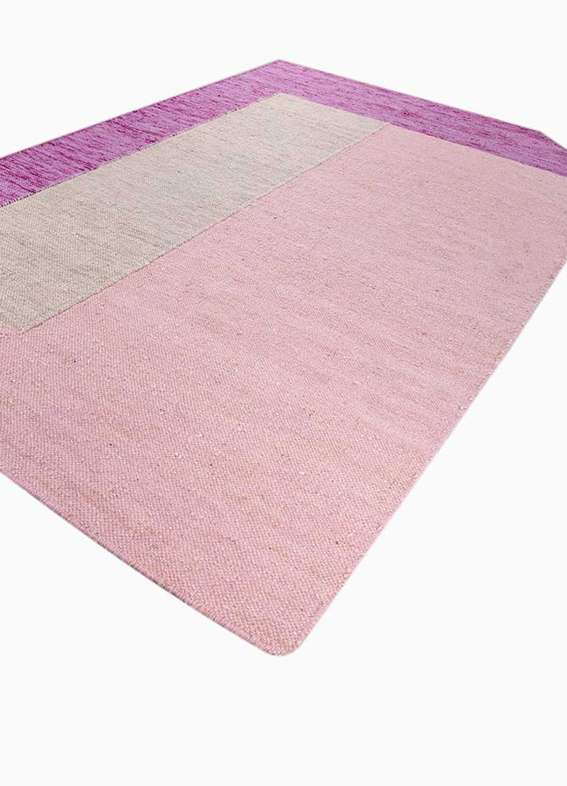 Wollen tapijt speciale vorm  - 270 x 180 cm - oranje