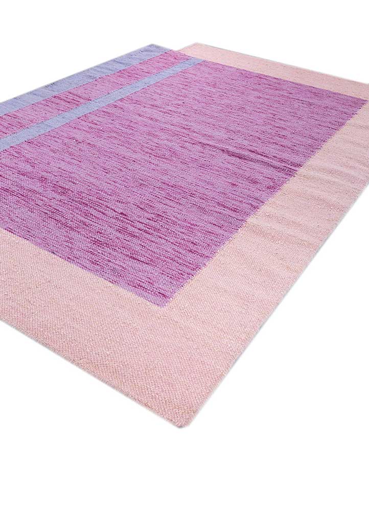 Wollen tapijt speciale vorm  - 270 x 180 cm - paars