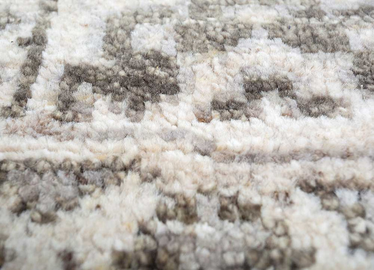 Wollen tapijt - 300 x 240 cm - zilver