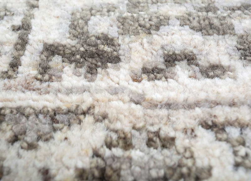 Wollen tapijt - 300 x 240 cm - zilver