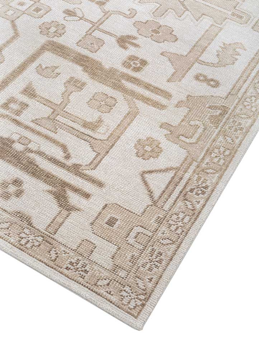 Wollen tapijt - 300 x 240 cm - wit  crème