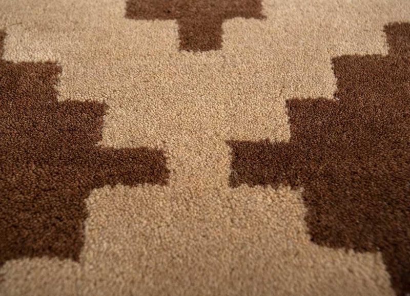 Wollen tapijt - 270 x 210 cm - bruin