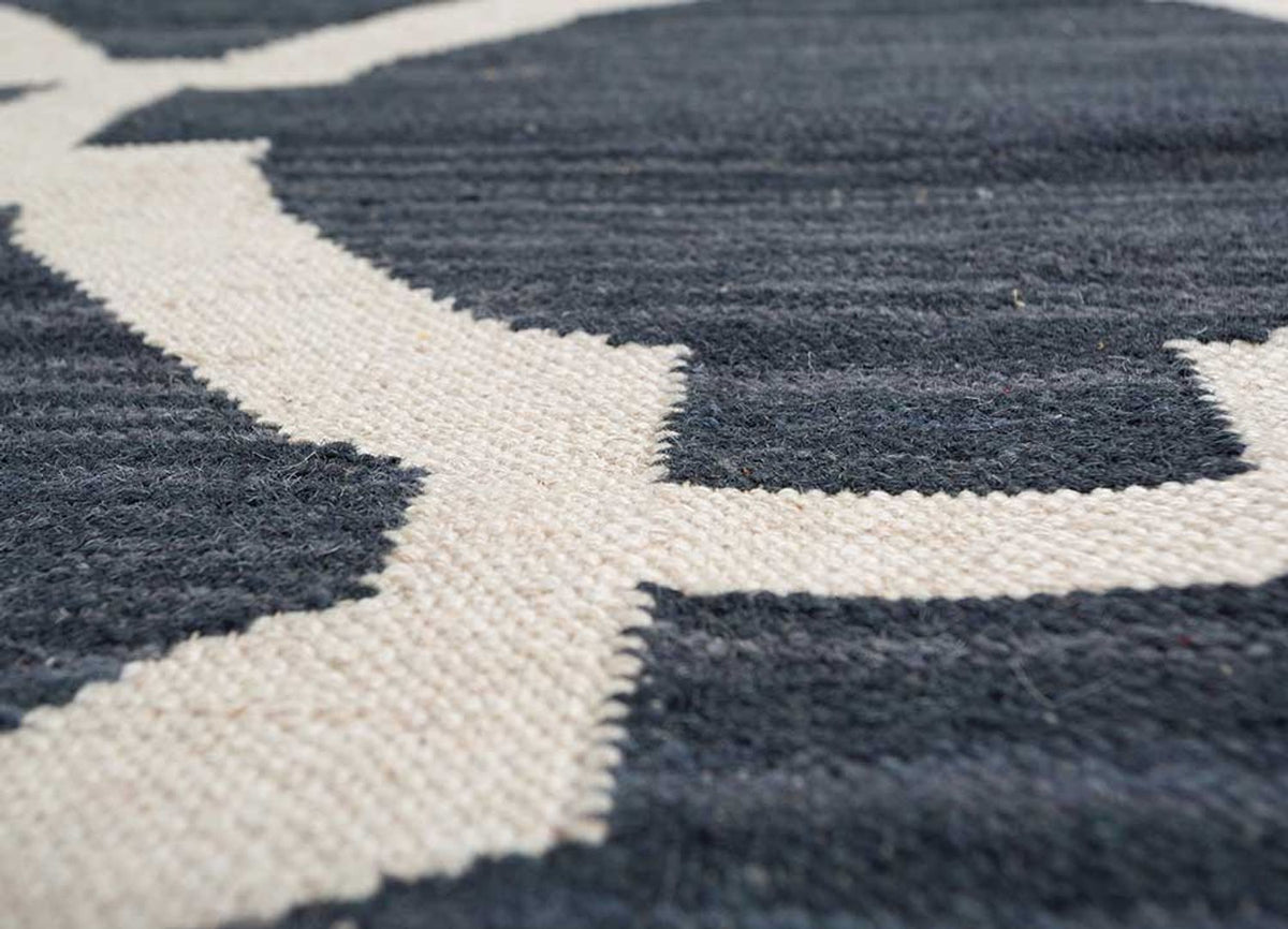 Wollen tapijt - 240 x 150 cm - antraciet