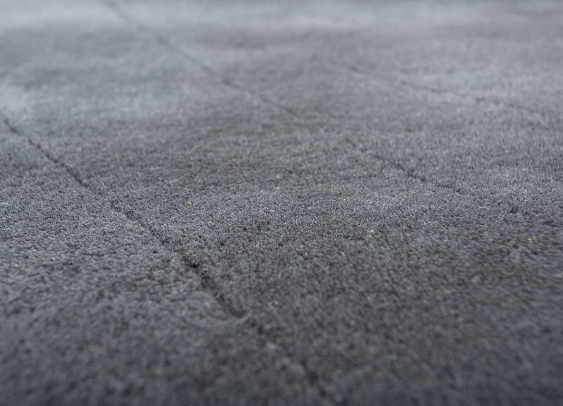 Wollen tapijt - 233 x 165 cm - donkergrijs