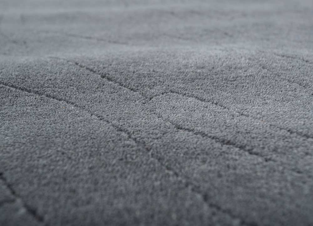 Wollen tapijt - 233 x 165 cm - donkergrijs