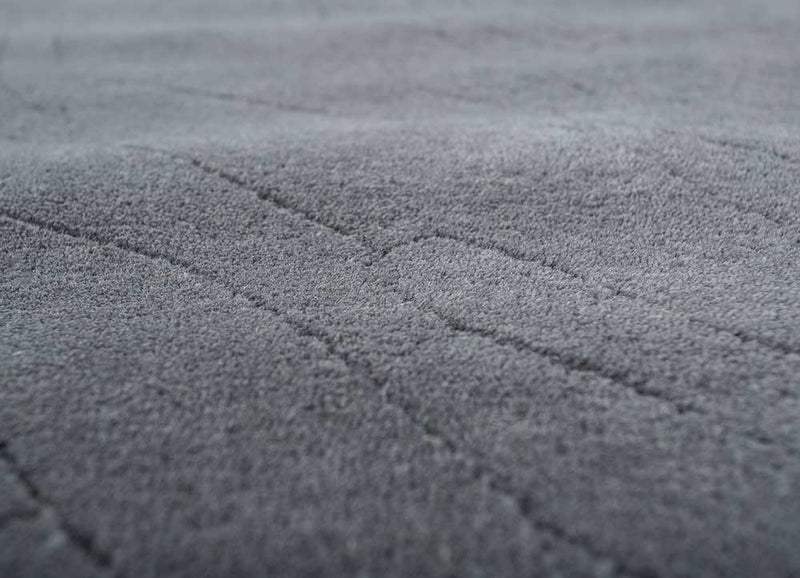 Wollen tapijt - 233 x 165 cm - donkergrijs