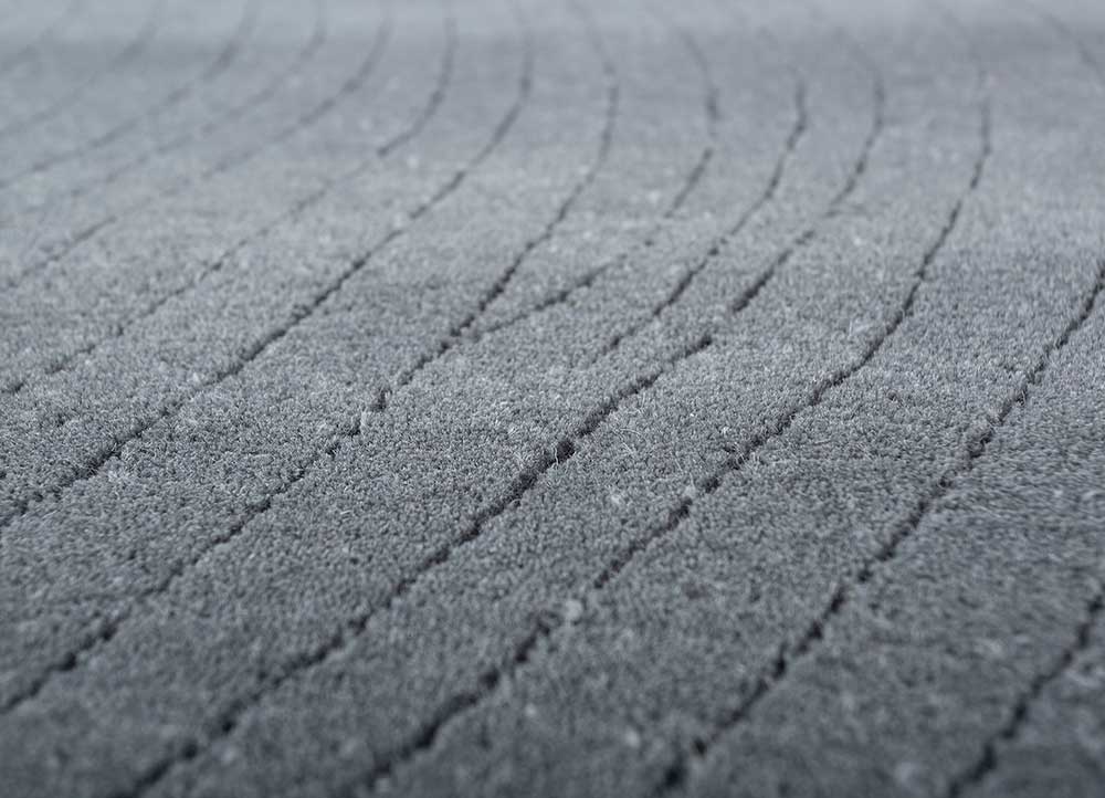 Wollen tapijt - 233 x 165 cm - donkergrijs