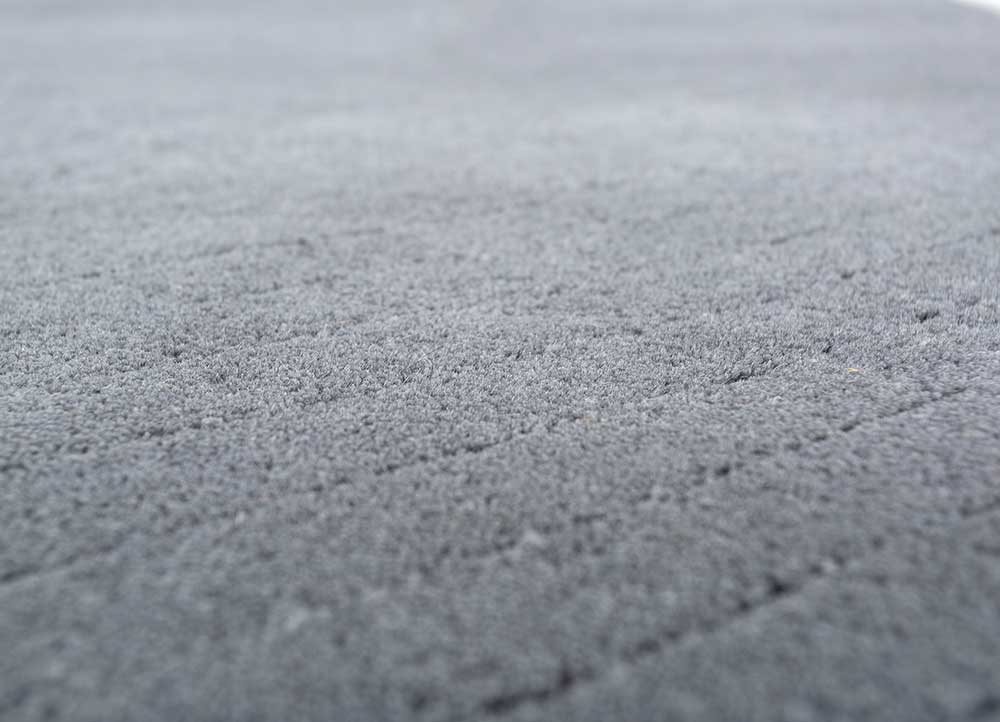 Wollen tapijt - 233 x 165 cm - donkergrijs