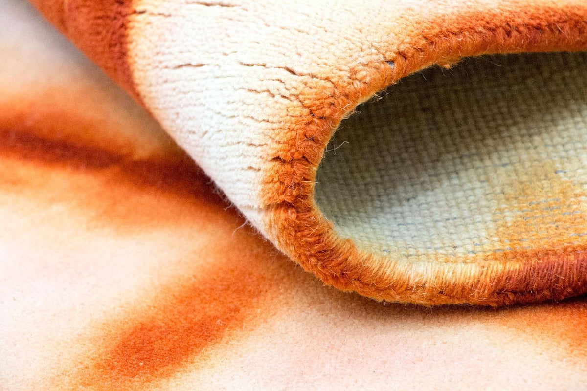 Vintage tapijt - 183 x 118 cm - oranje