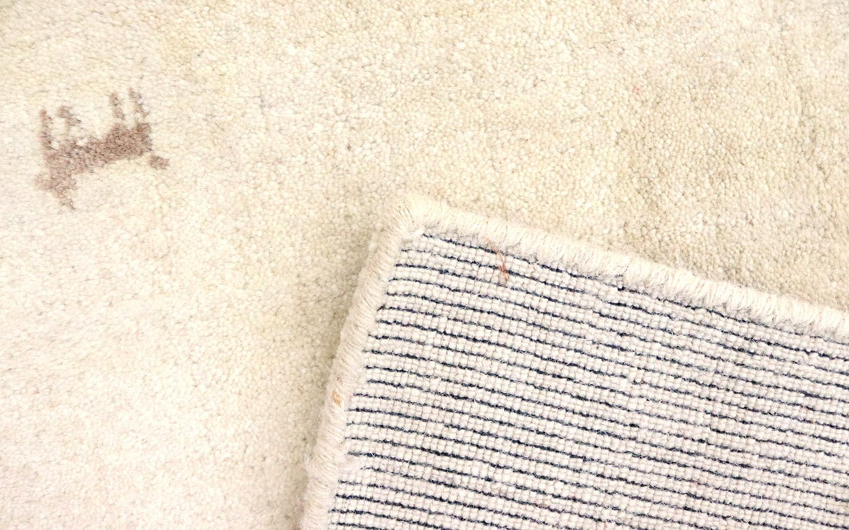 Wollen tapijt - 195 x 140 cm - beige